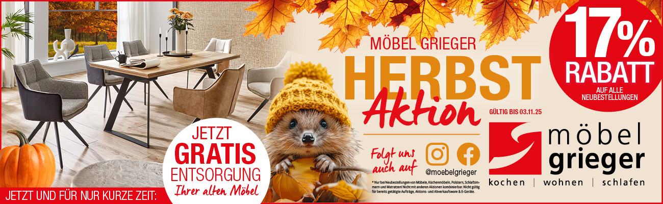Möbel Grieger Herbst Aktion